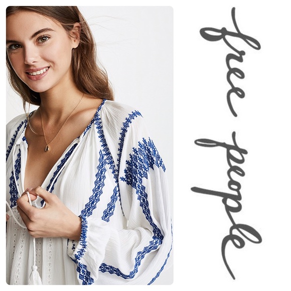 New Free People Wild Horses Embroidered Mini Dress - Picture 7 of 7